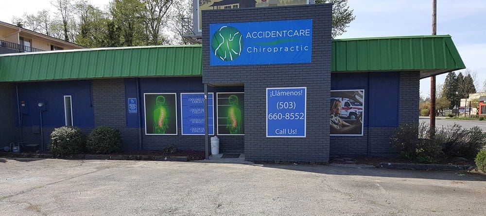 Gresham Chiropractor clinic building exterior.