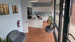 Hazel Dell Chiropractic Clinic reception area.