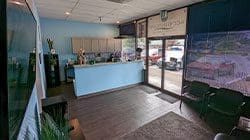 McMinnville Chiropractic Clinic reception desk and waiting room.