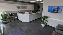 South Salem Chiropractic Clinic reception area and waiting room.