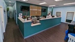 Vancouver Chiropractic Clinic reception front desk.
